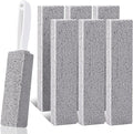 7 Pack Pumice Stone for Toilet Cleaning Pumice Stone Toilet Bowl Cleaner Pumice Scouring Stick with Handle Powerfully Cleans Hard Water Rings Replaceable Design