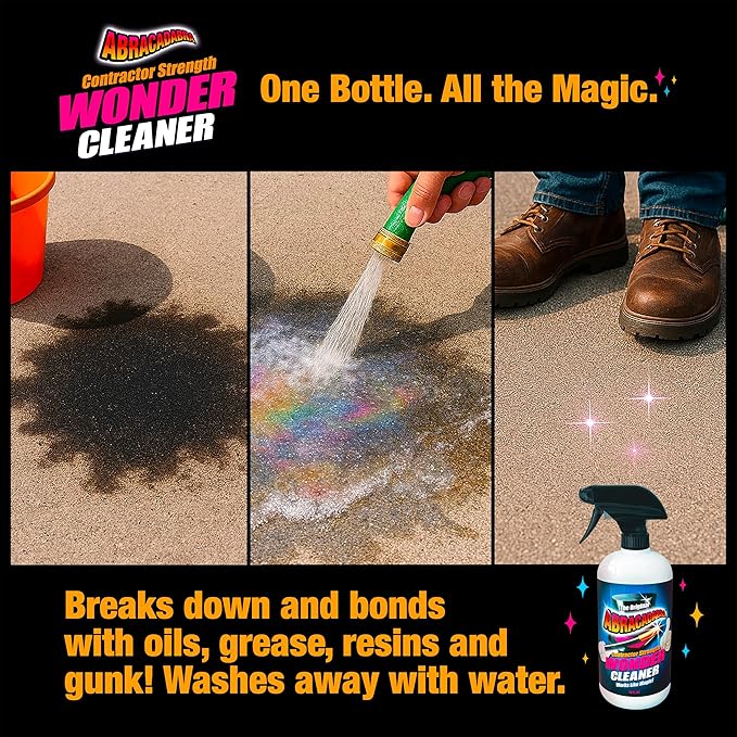 Abracadabra® Duo Contractor Strength Wonder Cleaner- 16oz and Magic Rust Remover 32oz