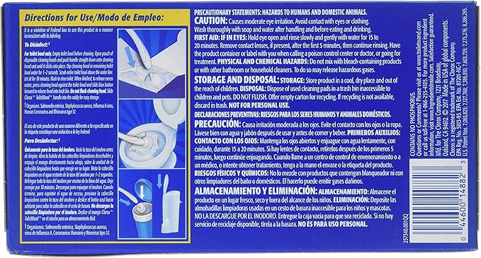 Clorox Disinfecting Toilet Wand Refill Heads 6 ea (Pack of 8)