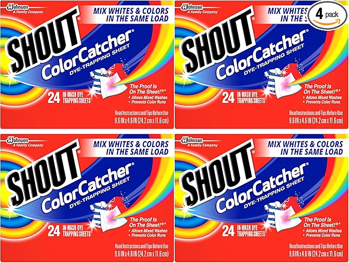 Shout Color Catcher 24Count 4 Pack