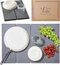 Stone Drying Mat For Kitchen Counter Diatomaceous Stone Dish Drying Mat For Kitchen - Quick Drying Dish Mat - Water Absorbing Stone Tray Foldable Eco-Friendly Gray Color (23.5 x 15.4)