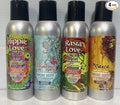 Smoke Odor Exterminator 198 gm/ 7 oz Large Spray Hippie Love Set of Four Cans. Assortment (4) Includes Hippie Love Fierce Mesmereyes &amp Rasta Love.