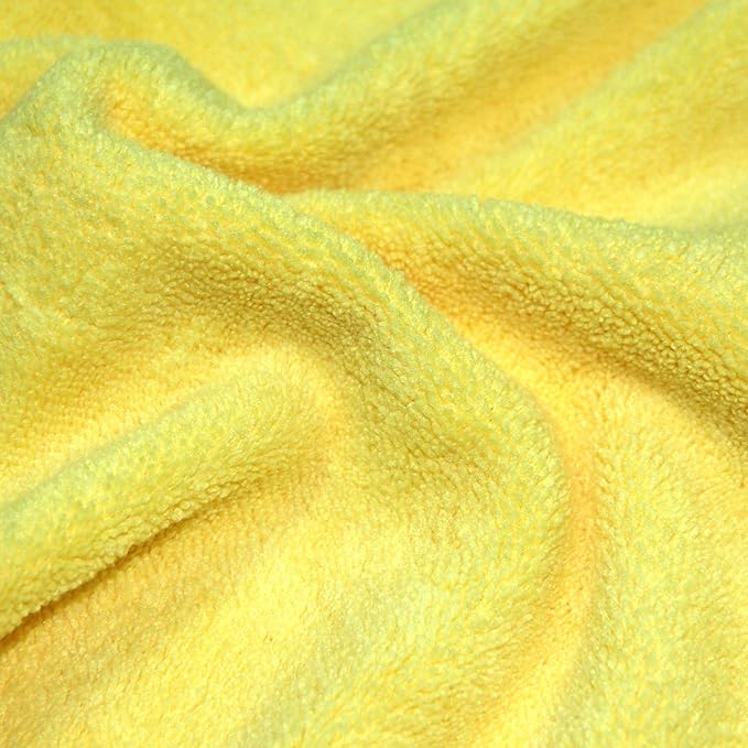 POLYTE Microfiber Cleaning Towel (16x24 in 18 Pack BlueGreenYellow)
