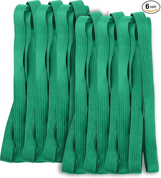 Kitchentoolz 26 Rubber Band for Large 65 Gallon Trash Cans -Extra Durable and Heat Resistant- Garbage Bag Band- Pack of 6