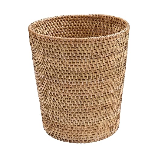 Park Designs Rattan Waste Basket