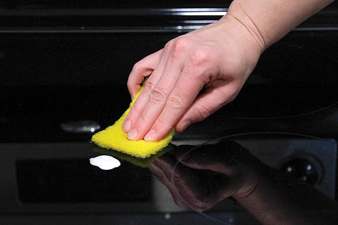 Cerama Bryte Cook Top Cleaner 18 oz 2-Pack &amp 3 Scraper Pad Pack