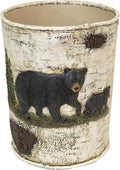 LL Home 15066 Bear on Birch Waste Basket Home Decor