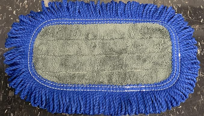 Premium Microfiber Mop Kit with 72 Telescopic Aluminum Handle - includes 10 Wet/Dry Microfiber Pad and 12 Dust Mop Pad with Fringe for Detailed Cleaning of Floors Walls and Small Spaces