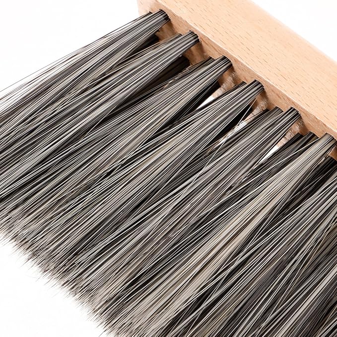 Fireplace Cleaning Brush with Ergonomic Handle Durable Hand Broom for Indoor Outdoor Use Compact Bristles for Dust Removal for Homeowners Keeping Spaces Tidy