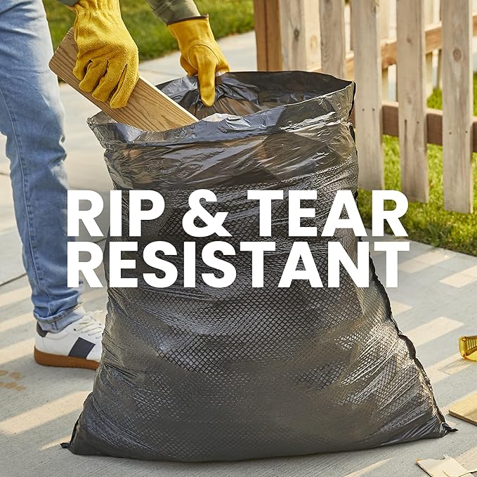 Glad ForceFlex Heavy Duty Large Trash Bags Hold 80+ lb 30 Gal 50 Ct Pack of 3 (Package May Vary)
