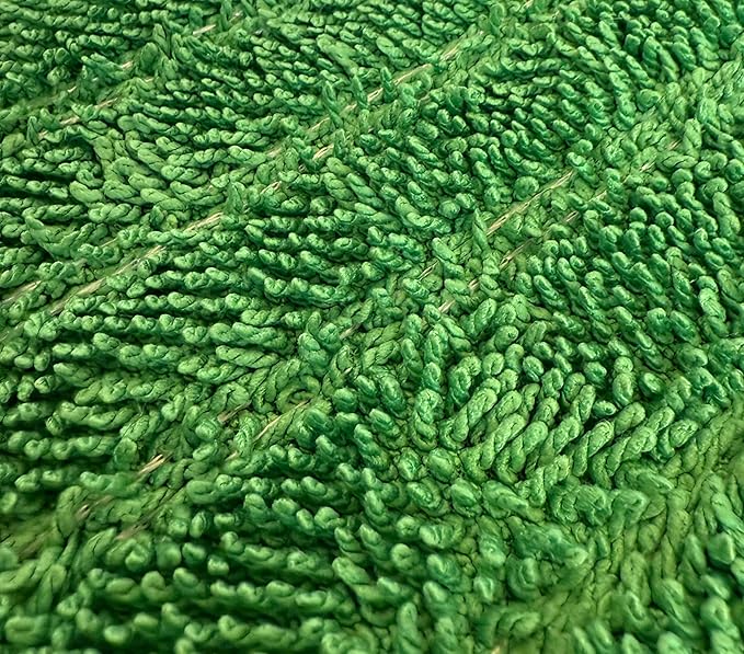 60 Premium Green Microfiber Dust Mops - 6 Pack
