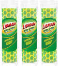 Libman Nitty Gritty Roller Mop Refills | Scrub Mop | Wet Mop | Mops for Floor Cleaning | Sponge Mop | Self Wringing Wood Floor Mop | | 3 Replacement Mop Heads Included