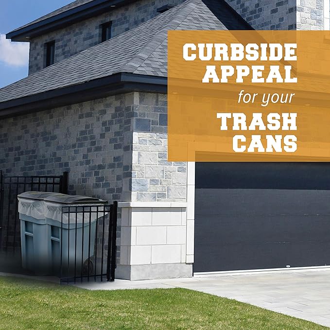 Plasticplace 65 gallon Trash Bags │ 1.5 Mil │ Clear Heavy Duty Garbage Can Liners │ 50” x 48” (50Count)