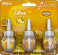 Glade PlugIns Scented Oil Air Freshener Refill - Sparkling Citrus Sunrise Scent - 3 Count Oil Refills Per Package (0.67 Ounce Each) - One (1) Package (Total - 2.01 Fl. Oz.)