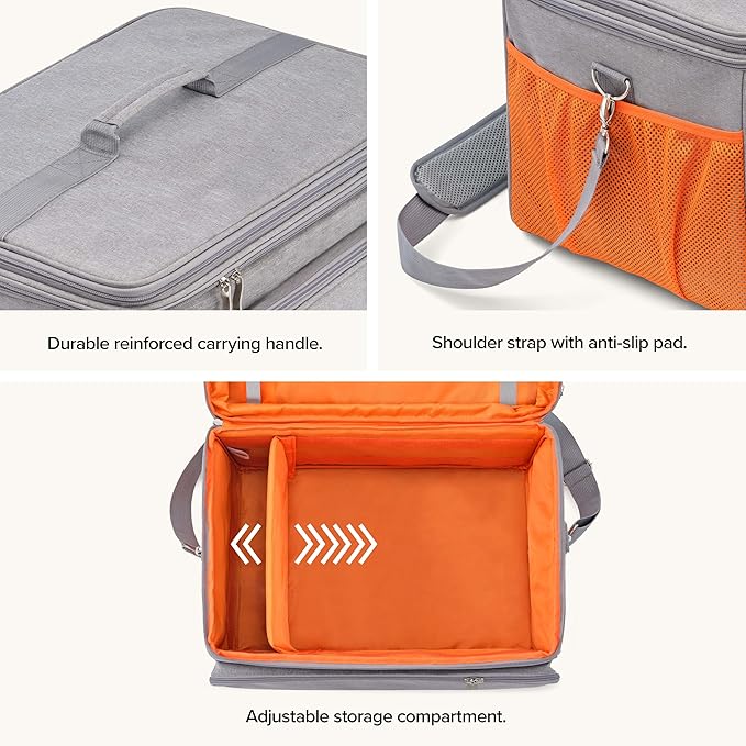 Dupray The Awesome Bag for Neat &amp Neat Plus Steam Cleaners Adjustable Storage &amp Carrying Case Durable Polyester with Shoulder Strap and Top Handle