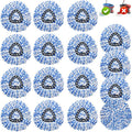 16 Pack Spin Mop Replacement Heads Only Fit for RinseClean 2-Tank System 100% Microfiber Spin Mop Refill HeadSpinning Mop Head Replacement for Floor Cleaning
