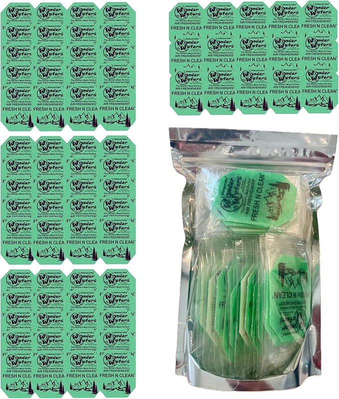 Wonder Wafers 75 count Air Fresheners Individually Wrapped Fresh N Clean Fragrance