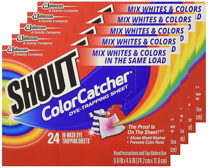 Shout Color Catcher &amp Washer Sheets-24 ct. (Pack of 5)