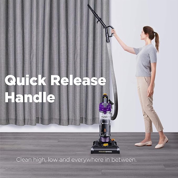 Eureka NEU182B PowerSpeed Bagless Upright Vacuum Cleaner Purple