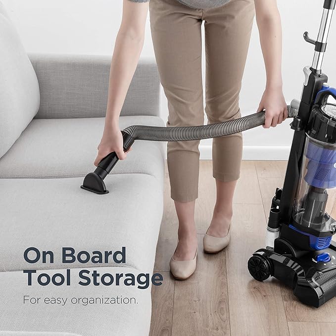 Eureka Lightweight Powerful Upright Vacuum Cleaner for Carpet and Hard Floor PowerSpeed New ModelBlueblack/New Model