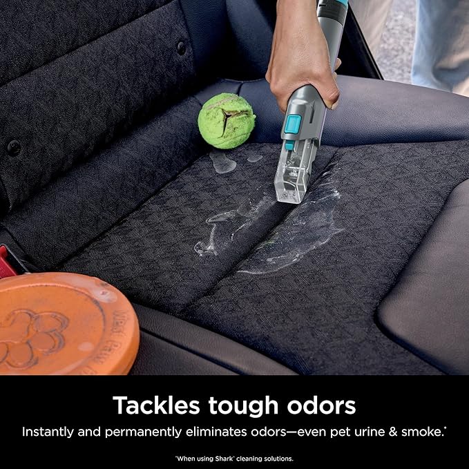 Shark PX250 StainStriker HairPro Portable Carpet Upholstery &amp Area Rug Cleaner with Pet Stain &amp Hair Tools Self-Cleaning Perfect for Pets &amp Car Interiors 3 Cleaning Tools &amp Pet Sol