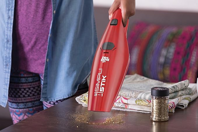Dirt Devil SD20000RED Simpli-Stik Lightweight Corded Bagless Stick Vacuum Red