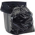 Aluf Plastics 45 Gallon 2 MIL Black Heavy Duty Garbage Bags - 40 x 46 - Pack of 100 - For Contractor Outdoor Construction &amp Storage