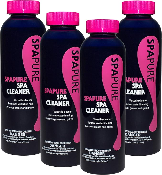 SpaPure Spa Cleaner 16 oz (4 Pack)
