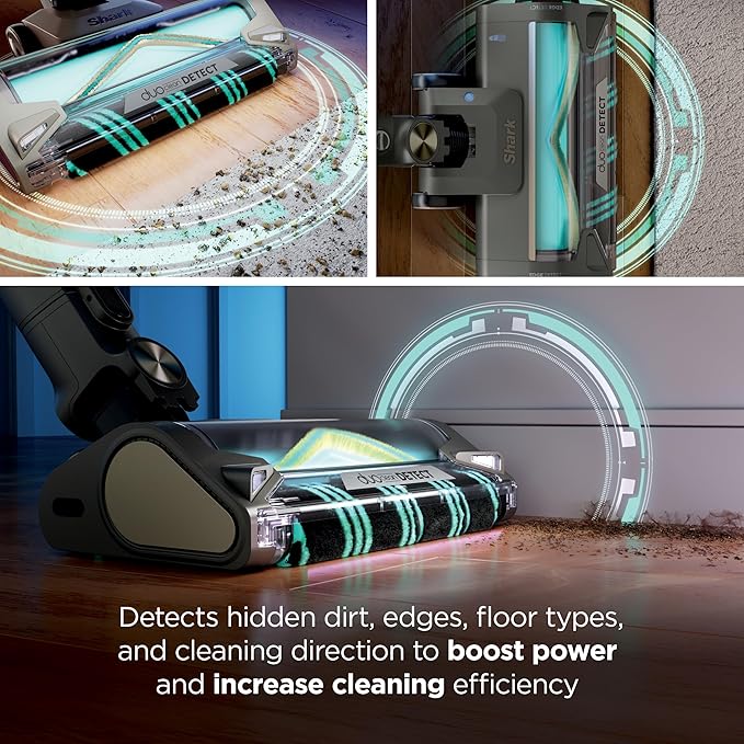 Shark PowerDetect Pet Plus Clean &amp Empty Cordless Stick Vacuum &amp Auto-Empty System Powerful Suction HEPA Filtration Carpet &amp Hard Floor Portable Stick Vacuum for Pet Hair Dark Gray