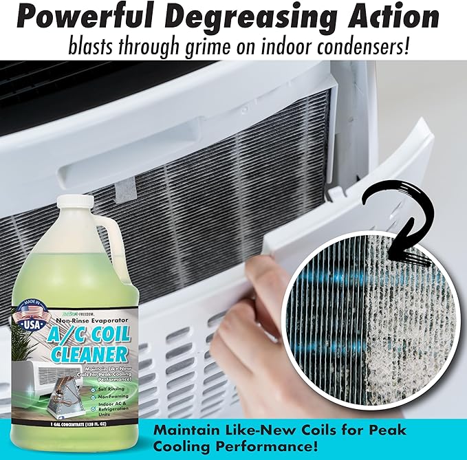 Nature's Freedom Indoor AC Coil Cleaner with Pump Sprayer - 1 Gallon