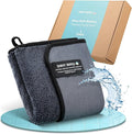 Shiny Wipes Medium Drying Towel The Original 12x16in/30x40cm Ultra Absorbent Twisted-Loop Design Streak-Free Towel Cloth for Shower Household Car No Streaks or Limescale (1 Towel)