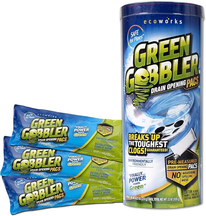 ECOCLEAN SOLUTIONS GGDC3SEMR Gobbler Breaks Up The Toughest Blogs 1 Count (Pack of 1) Green