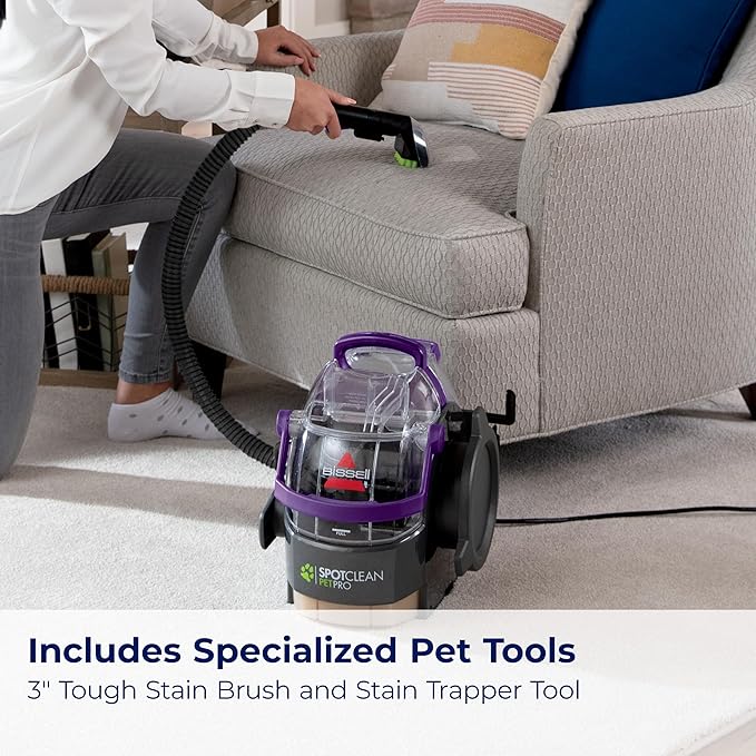 Bissell SpotClean Pet Pro Portable Carpet Cleaner 2458