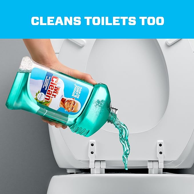 Mr Clean Liquid All Purpose Cleaner Home Pro with Febreze Meadows and Rain 128 Oz(Pack of 4)