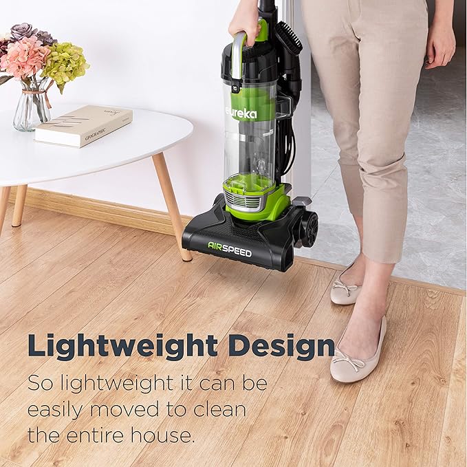 Eureka Airspeed Ultra-Lightweight Compact Bagless Upright Vacuum Cleaner NEU10AE4 Green