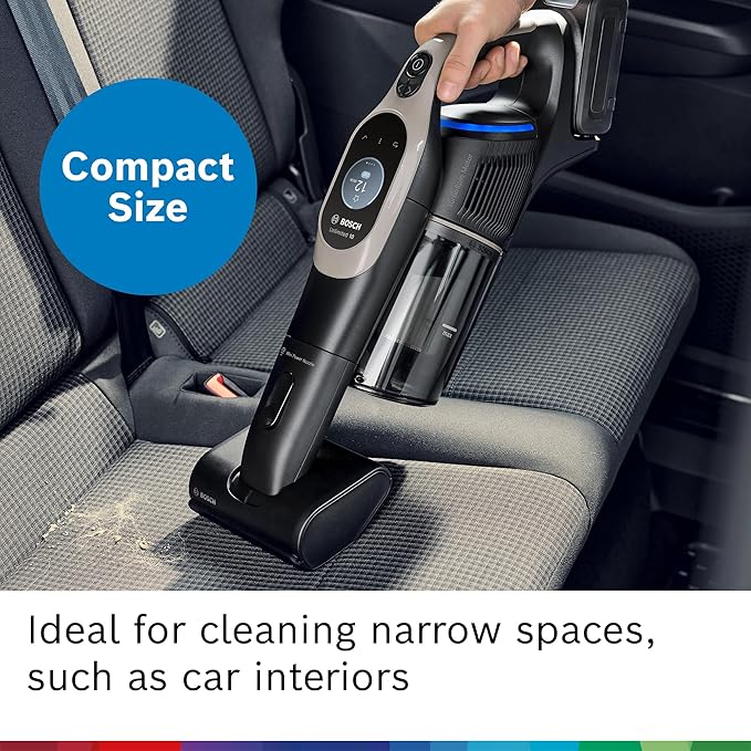Bosch Original Accessory BHZUNGMPUC Mini Power Nozzle for Unlimited Cordless Vacuum Cleaners Motorized Nozzle Ideal for Cleaning Cars