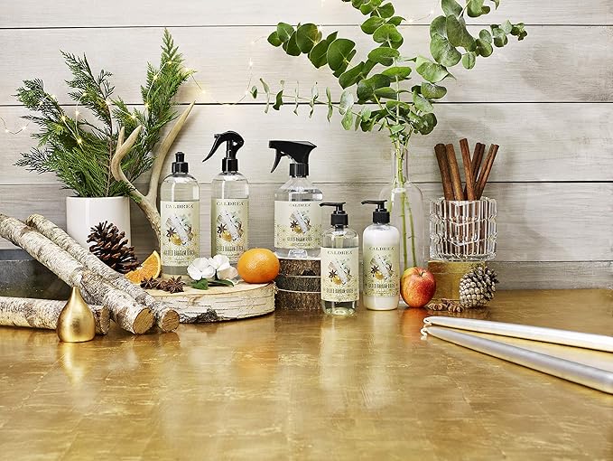 Caldrea Linen And Room Spray Air Freshener Made With Essential Oils Plant-Derived And Other Thoughtfully Chosen Ingredients Gilded Balsam Birch 16 Oz