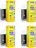Amodex Ink and Stain Remover – Cleans Marker Ink Crayon Pen Makeup from Furniture Skin Clothing Fabric Leather - Liquid Solution - 4 fl oz Bottle - (Pack of 4)