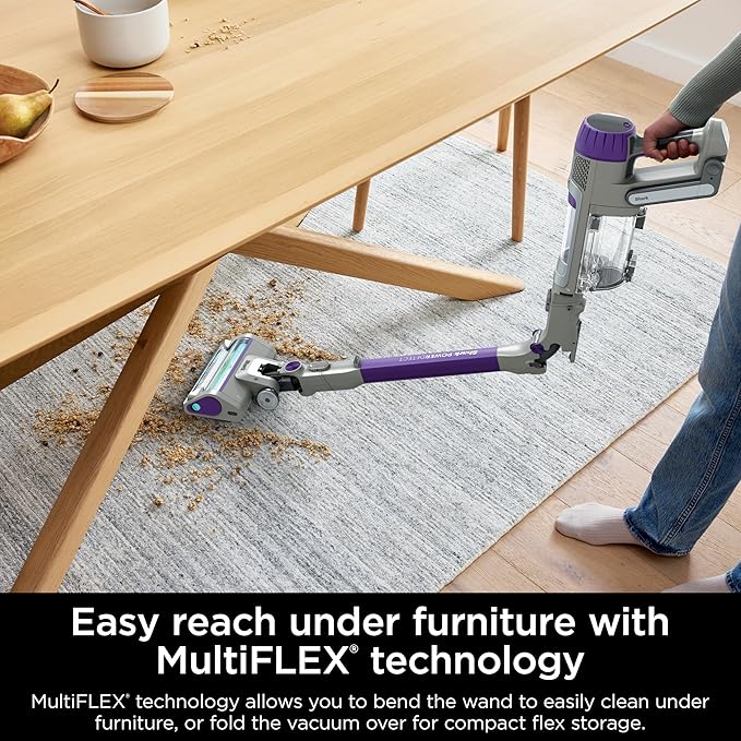 Shark PowerDetect Cordless Stick Vacuum Powerful Suction HEPA Filtration 70-Minute Runtime Carpet &amp Hard Floor Portable XL Dust Cup Stick Vacuum for Pet Hair Dark Gray IP1251