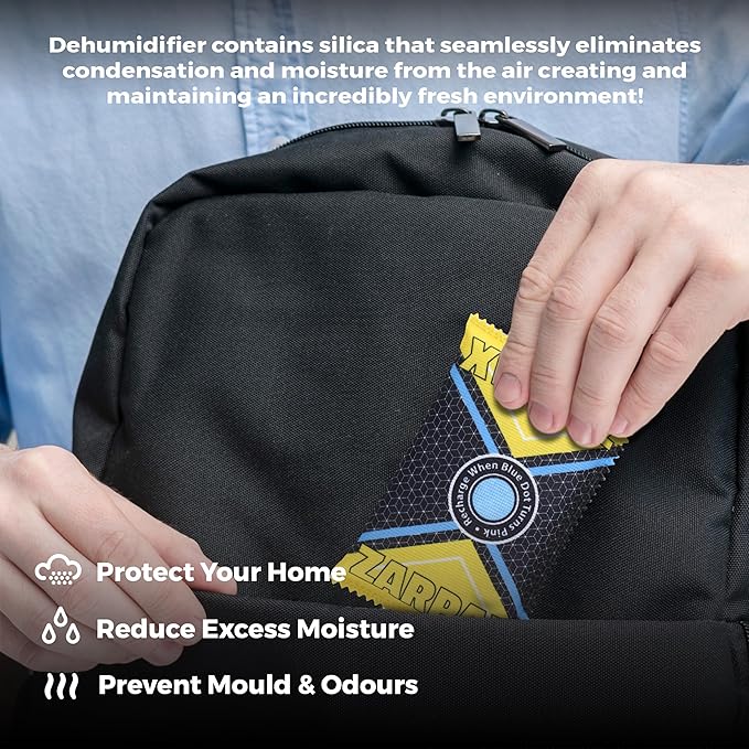 125g Rechargeable Desiccant Packs Dehumidifier Bag - 24 Pack - Moisture Absorbers For Safes Car Bathroom Storage Garage - Moisture Remover Eliminates Humidity - Reusable Desiccant Bags