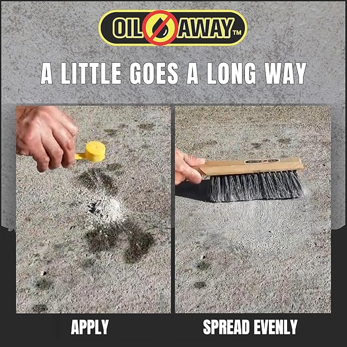 Oil Stain Fighter -5 lbs Industrial Size | For Embedded Dry Oil Stains | No Rinse Concrete Cleaner for Driveways and Parking Lots | Safe for Pets and Environment