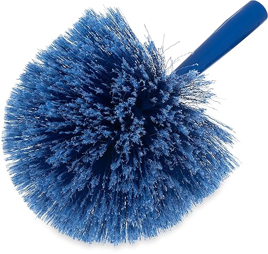 SPARTA Flo-Pac Rounded Duster Cleaning Duster with Electrostatically Charged Bristles for Cleaning 9 X 7 X 7 Inches Blue (Pack of 12)