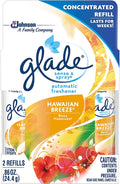 Glade Sense &amp Spray Automatic Air Freshener Refill Hawaiian Breeze (Pack of One 0.86 Oz) or (Pack of Two 0.43Oz)