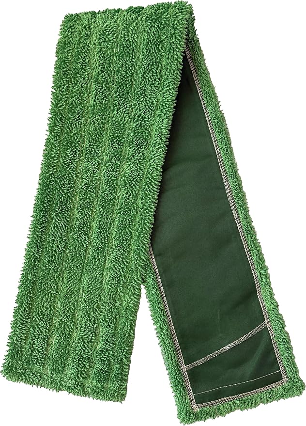 60 Premium Green Microfiber Dust Mops - 6 Pack