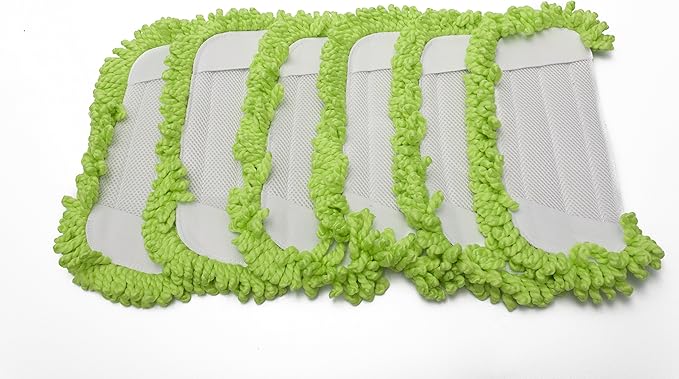 LTWHOME Washable Microfiber Replacement Pads Fit for Dirt Devil Vac Compare to Part AD51005 (Pack of 6)