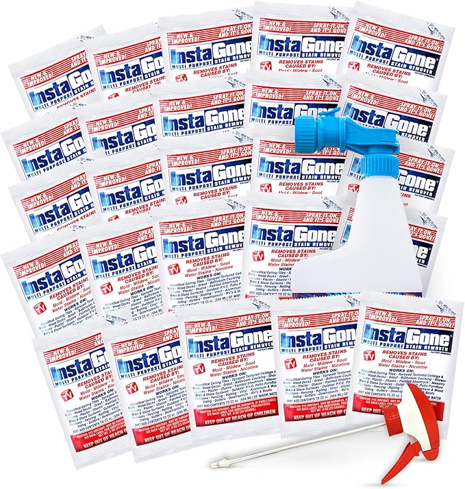 Cleaning Supplies All Purpose Cleaner 0.8oz 25 pcs Refill Packs 24oz Bottle and Garden Hose Attachment set. Household Essentials Household Cleaning For Indoor and Outdoor use