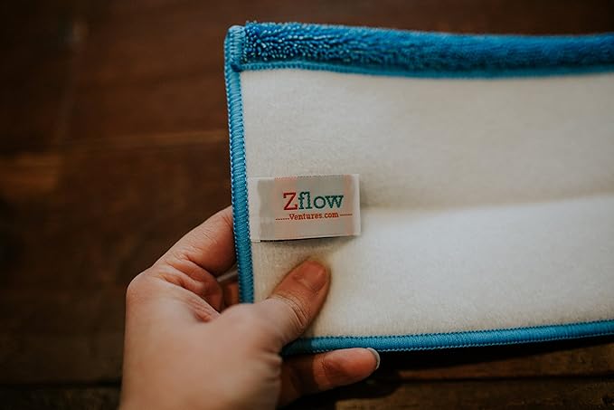 Zflow 18 Professional Microfiber Mop - Commercial Stainless Steel Handle with Microfiber Dust Pad + 3 Wet Pads