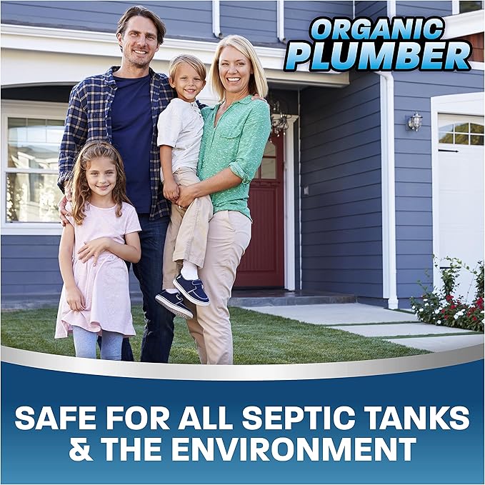 Septic Tank Cleaner Treatment Bacteria x Natural Enzyme Flushable Bio Tabs Rid Sewage Waste &amp Clean Field System 1 Year of Tablets