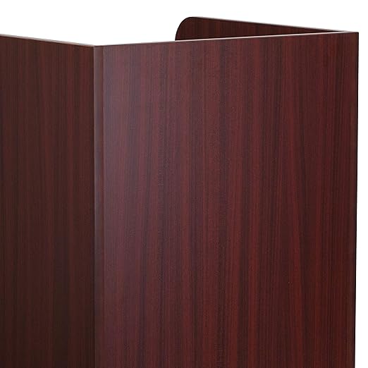 EMMA + OLIVER Wood Tray Top Receptacle in Mahogany