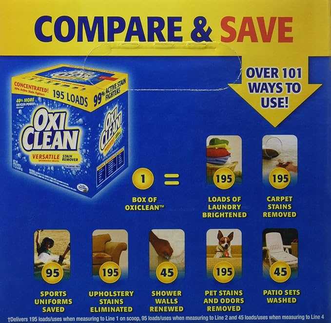 OxiClean Versatile Stain Remover - 195 Loads - 11 lbs.